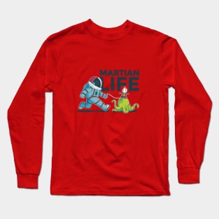 Martian life cartoon design Long Sleeve T-Shirt